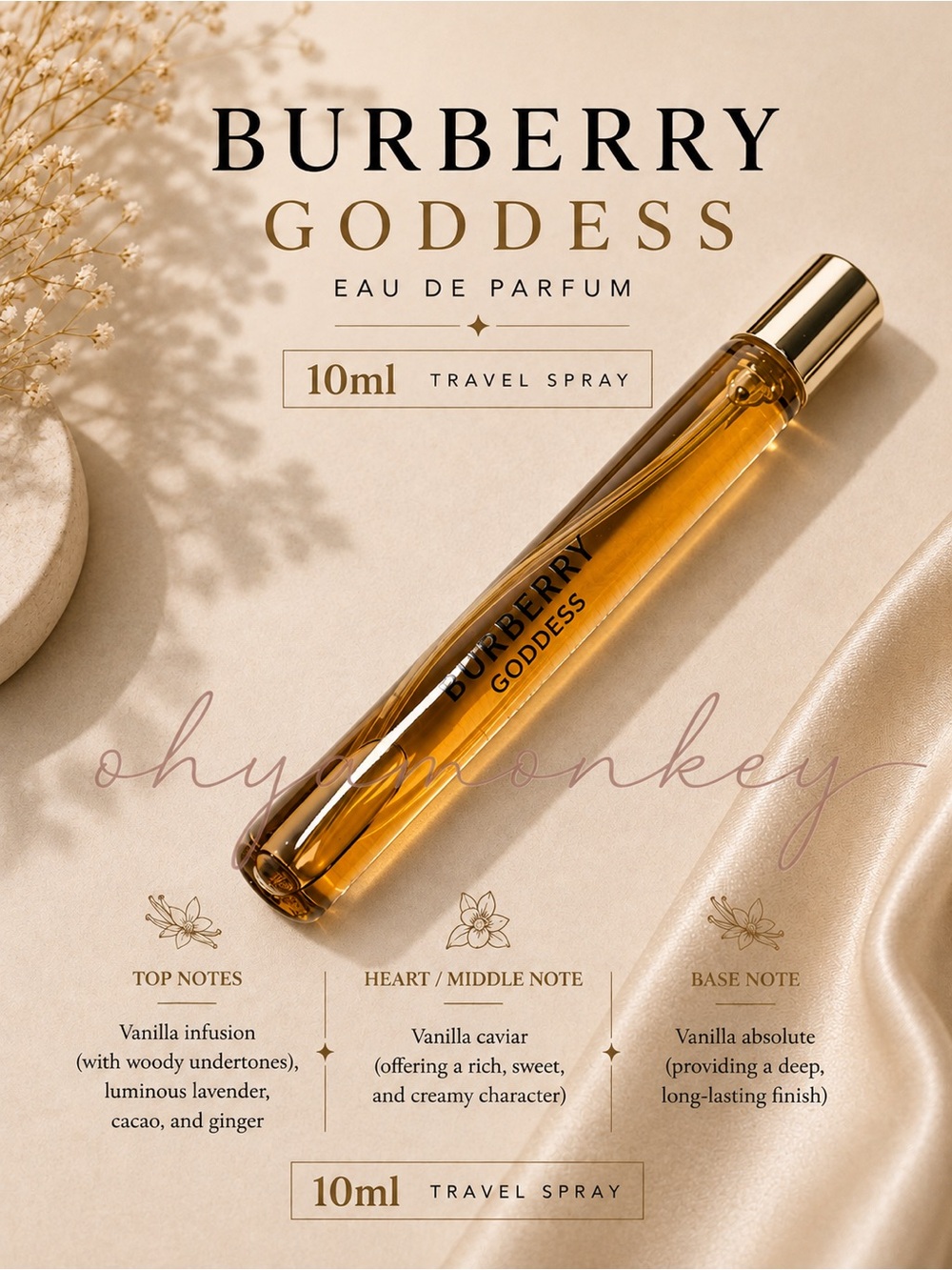 Burberry Goddess 10ml EDP Travel Spray